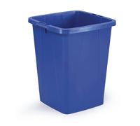 Durable DURABIN 90 Rectangular Waste Bin Blue | 90 Litre Capacity | Food and Freezer Safe | Perfect for Waste Collection or Recycling