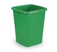 Durable 90L Waste Bin Green | Square Recycling Bin | Food Bin | DURABIN