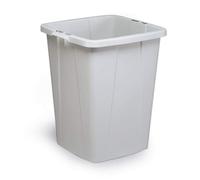 Durable 90L Waste Bin Grey | Square Recycling Bin | Food Bin | DURABIN