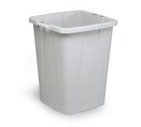 Durable 90L Waste Bin Grey | Square Recycling Bin | Food Bin | DURABIN