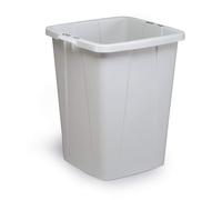 Durable 90L Waste Bin Grey - Square Recycling Bin - Food Bin - Durabin
