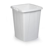 Durable 90L Waste Bin White | Square Recycling Bin | Food Bin | DURABIN