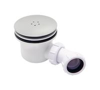 Durable 90mm Metal Shower Tray High Flow Waste Compatibility Easy Clean Shower Drain Trap