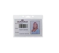 Durable 999108012 Enclosed Proximity Card Holder without Clip (Pack of 50)