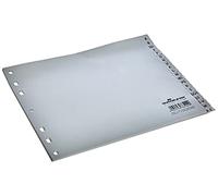 Durable A-Z Index PP A4 Partially Opaque 20 Pieces Grey