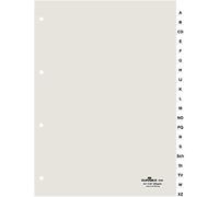 Durable A-Z Index Set 20 Part File - Includes Green Cover Sheet & 20 Dividers -