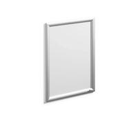 Durable A3 Aluminium Snap Frames - Wall Mounted Via Self-Adhesive Pads or Screw Set - Silver - Pack of 1 - idealfor Displaying Menus, Posters, etc