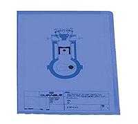 Durable A4 120mu Polypropylene Pockets - Blue