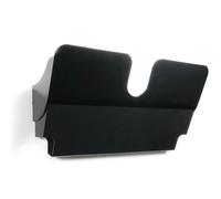 Durable A4 Magnetic Literature Holder | Wall-Mounted Display | FLEXIPLUS | Black