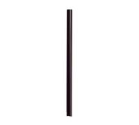 Durable A4 Spine Bar 6mm Black - Pack Of 100 - Quick And Easy Binding For Unpunched Documents - Holds Up To 60 A4 Sheets