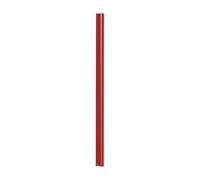 Durable A4 Spine Bar 6mm Red - Pack of 100 - Quick and Easy Binding for Unpunched Documents - Holds Up to 60 A4 Sheets
