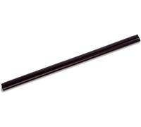 Durable A4 Spine Bar 9mm Black - Pack of 25 - Quick and Easy Binding for Unpunched Documents - Holds Up to 80 A4 Sheets