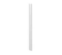 Durable A4 Spine Bar 9mm Transparent - Pack of 25 - Quick and Easy Binding for Unpunched Documents - Holds Up to 80 A4 Sheets