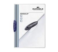Durable Clip Folder SWINGCLIP 30 A4 Dark Blue (Pack of 25) 2260/07
