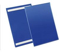 Durable A6 Ticket Holder with Self-Adhesive Attachment - Plastic Wallets - for Labelling Warehouses - Pack of 50