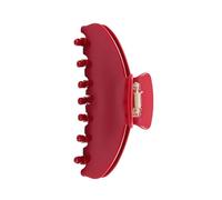 Durable Acetate Hair Clips - 4-Inch Non-Slip Clips for Fine and Thick Hair (Red)
