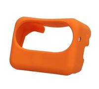 Durable Action Camera Silicone Case with Lens Protector Cap, Flexible & Elegant Sleeve for Insta360 GO 3 (Orange)