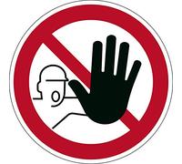 Durable 173003 Floor Sticker Safety Signs Access Prohibited, Ø 43 cm