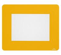 Durable Adhesive Non Slip Floor Frame Safety Label Holder - 10 Pack - A5 Yellow