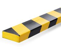 Durable Adhesive Warning Surface Impact Protection Profiles S20 - 1 Metre Durable Yellow One Size