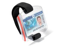 Durable Security Arm Band ID Badge Holder Clear (Pack of 10) 8414