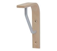'Durable Aline Corner"Triangle Shelf Brackets Corner Support | 15 x 12 cm, Beech