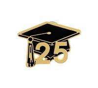Durable Alloy Graduation Hat Brooch Elegant Graduation Hat Brooch Academic Grade Badge for Reunion and Accessories Collection, One Size