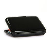 Durable Aluminium Construction Wallet Credit Card Holder RFID Blocking (Black)