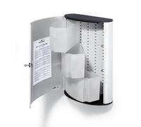 Durable Aluminium Fist Aid Lock Box with Wall Fixings | 3 Compartments