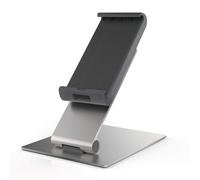 Durable Aluminium Foldable Tablet Stand - Universal Mount for 7-13" iPad, Samsung, Surface & More - Anti Theft Lockable & Rotatable 360° - Kitchen & Desk Holder
