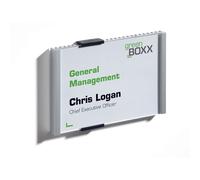 Durable Information Sign 149 x 105.5 mm Silver, Door and Wall Sign, Includes Fittings, Ideal for Offices, Hotels, Public Buildings, etc.
