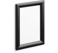 Durable Aluminium Snap Frame A5, Black, Wall Mounted Poster Sign | Mounted via Screws, Plugs or Adhesive Strips, Anti-Glare and UV Resistant Film, For Menus, Posters, Safety Info, etc.