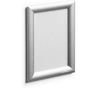 Durable Aluminium Snap Frame A5, Silver, Wall Mounted Poster Sign | Mounted via Screws, Plugs or Adhesive Strips, Anti-Glare and UV Resistant Film, For Menus, Posters, Safety Info, etc.