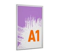 Durable Aluminium Snap Frame Retail Clip Poster Holder Notice Board -