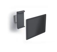 Durable Universal Aluminium Tablet Holder Ipad Wall Mount - Lockable & Rotatable, Silver