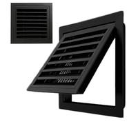 Durable Aluminum Alloy Access Panel with Filter Grille - Customizable Size, Concealed Switch Design for Easy Installation(Black,21.7x27.6in)