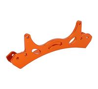 Durable Aluminum Alloy Rear Shock Brace High Performance CNC Precision Machined Anodized Surface Upgrade Accessory for RC 1/5 HPI Racing Car Baja 5B 5SC 5T 5R SS T1000 KM ROVAN (87551-OR Orange)