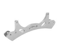 Durable Aluminum Alloy Rear Shock Brace High Performance CNC Precision Machined Anodized Surface Upgrade Accessory for RC 1/5 HPI Racing Car Baja 5B 5SC 5T 5R SS T1000 KM ROVAN (87551S silver)