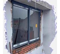 Durable Aluminum Sliding Window 1630in for Mobile Homes & Basements Dark Gray Energy Efficient Ventilation Dimensions 80x43cm/32x17Easy Replacement Solution