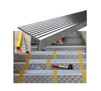Durable Aluminum Stair Edge Trim for Outdoor Step Safety and Transition, Metal Corner Edging for Protection