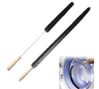 Durable and Not Easily Deformed Radiator Duster, 2 Pcs Radiator Cleaner Brush,Flexible Multipurpose Radiator Duster Brush Long Thin, Suitale for Home/Air-Conditioning/Washing Machine/Radiator Brush