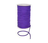 Durable Anorak Braided Cord - 4mm Wide Polyester Drawstring Cord Laces Hoodie String Jogger string clothing cord lace tying lanyard rope craft project by Discount Fabrics LTD (Purple,10m)