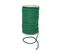 Durable Anorak Braided Cord - 4mm Wide Polyester Drawstring Cord Laces Hoodie String Jogger string clothing cord lace tying lanyard rope craft project by Discount Fabrics LTD (Forest Green,25m)