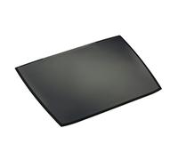 Durable ARTWORK Overlay Desk Mat with Clear Anti-Glare Cover | 5 Pack | Black