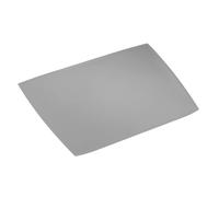 Durable ARTWORK Overlay Desk Mat with Clear Anti-Glare Cover | 5 Pack | Grey