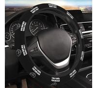 Durable Auto Steering Wheel Cover 38Cm I Only Kneel For One Man And He Died On The Cross Car Accessory Stretchable Wheel Sleeve Protector For Truck, Auto, Suv