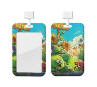 Durable Badge Holder for Professionals Plants Under Sunlight Badge Holder Adjustable ID Card Holders for Workplace Events Secure Clip with Clear Visibility