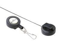 Durable Badge Reel Snap Fastener Charcoal (Pack of 10) 8221/58