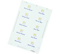 Durable BADGEMAKER Inserts 60 x 90 mm - Pack of 160 Inserts - White Durable White