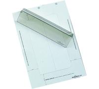 Durable Badgemaker Insert Sheets 61x210mm 150gsm White (Pack of 20) 146002